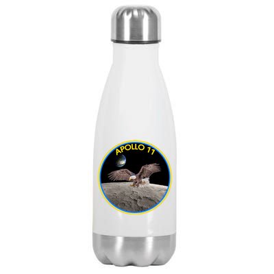 Apollo 11 Emblem Moon Landing Bald Eagle Stainless Steel Insulated Water Bottle