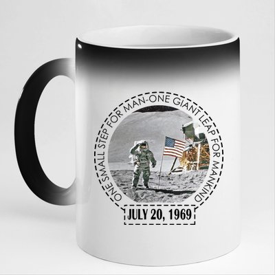 Apollo 11 Moon Landing Emblem 50th Anniversary  11oz Black Color Changing Mug