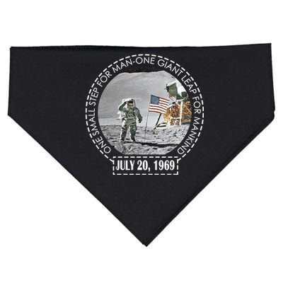 Apollo 11 Moon Landing Emblem 50th Anniversary  USA-Made Doggie Bandana