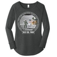 Apollo 11 Moon Landing Emblem 50th Anniversary  Women's Perfect Tri Tunic Long Sleeve Shirt