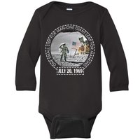 Apollo 11 Moon Landing Emblem 50th Anniversary  Baby Long Sleeve Bodysuit