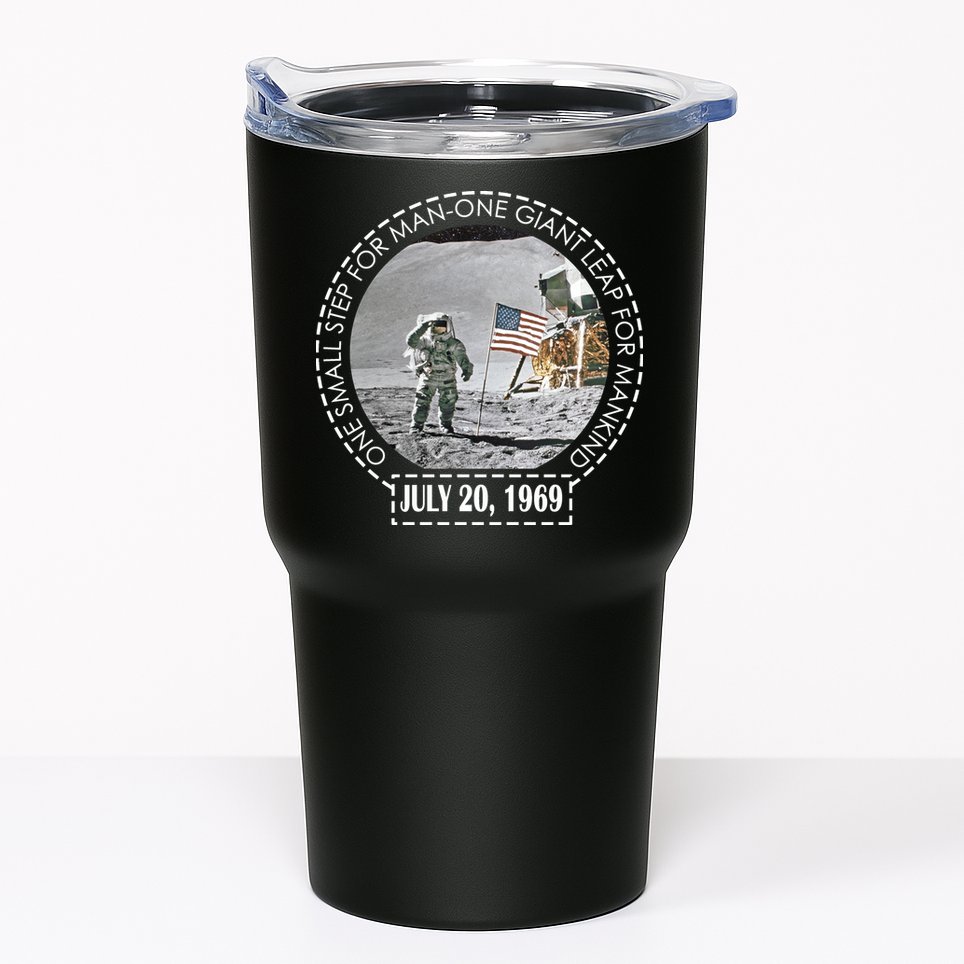 Apollo 11 Moon Landing Emblem 50th Anniversary  Tumbler