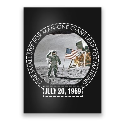Apollo 11 Moon Landing Emblem 50th Anniversary  Poster