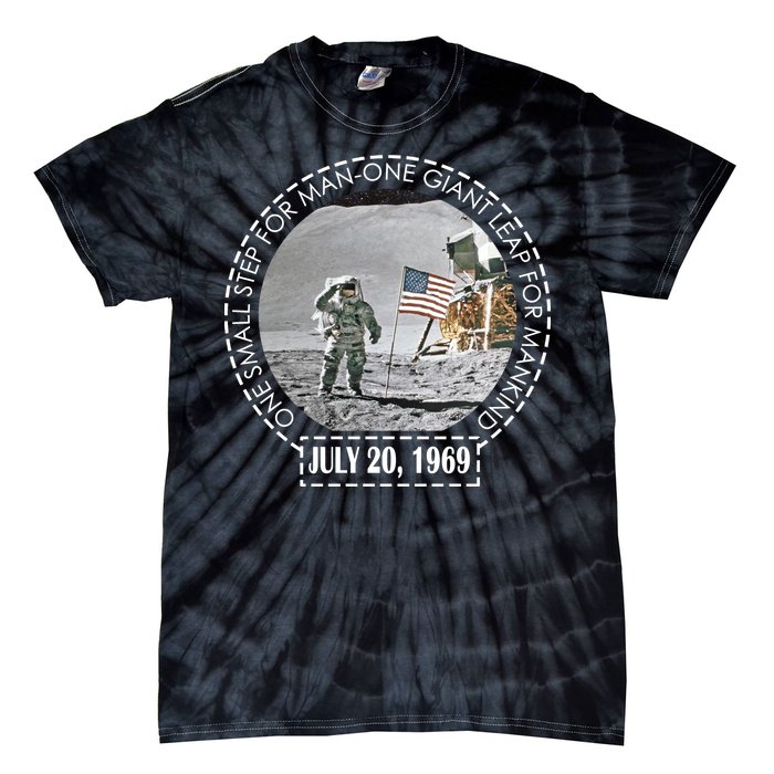 Apollo 11 Moon Landing Emblem 50th Anniversary  Tie-Dye T-Shirt