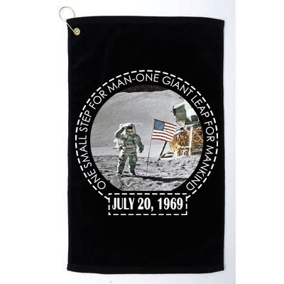 Apollo 11 Moon Landing Emblem 50th Anniversary  Platinum Collection Golf Towel