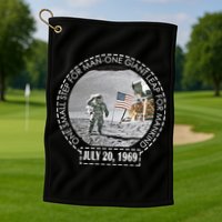 Apollo 11 Moon Landing Emblem 50th Anniversary  Golf Towel