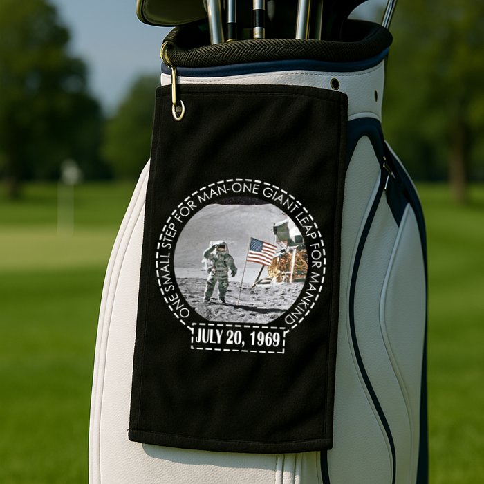 Apollo 11 Moon Landing Emblem 50th Anniversary  Golf Towel