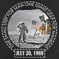 Apollo 11 Moon Landing Emblem 50th Anniversary  Golf Towel