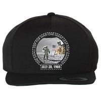 Apollo 11 Moon Landing Emblem 50th Anniversary  Wool Snapback Cap