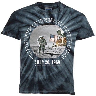 Apollo 11 Moon Landing Emblem 50th Anniversary  Kids Tie-Dye T-Shirt