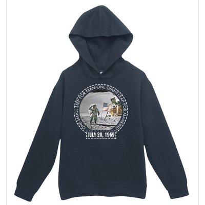 Apollo 11 Moon Landing Emblem 50th Anniversary  Urban Pullover Hoodie