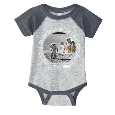 Apollo 11 Moon Landing Emblem 50th Anniversary  Infant Baby Jersey Bodysuit