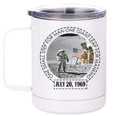 Apollo 11 Moon Landing Emblem 50th Anniversary  12 oz Stainless Steel Tumbler Cup