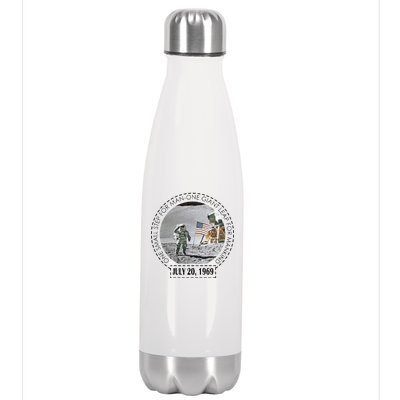 Apollo 11 Moon Landing Emblem 50th Anniversary  Stainless Steel Insulated Water Bottle