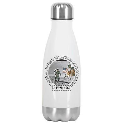 Apollo 11 Moon Landing Emblem 50th Anniversary  Stainless Steel Insulated Water Bottle