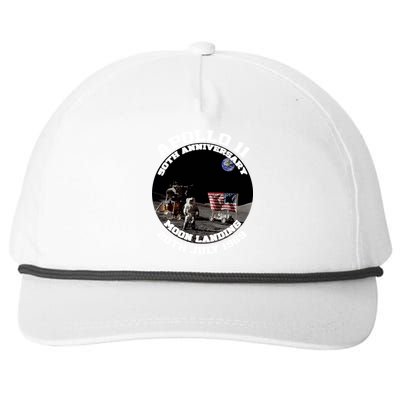 Apollo 11 Moon Landing July 20th 1969 Snapback Five-Panel Rope Hat