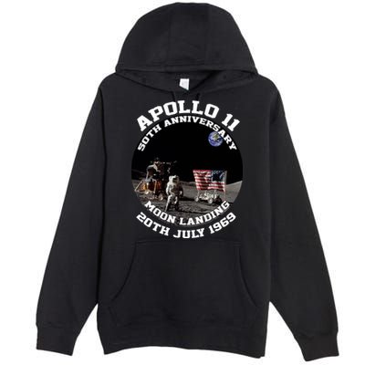 Apollo 11 Moon Landing July 20th 1969 Premium Pullover Hoodie