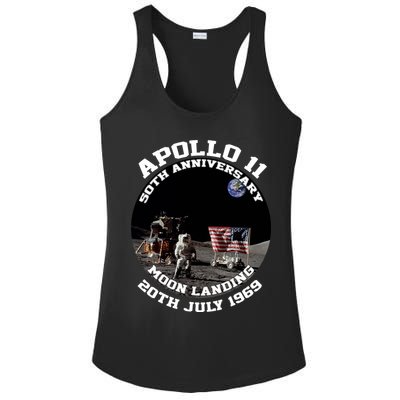 Apollo 11 Moon Landing July 20th 1969 Ladies PosiCharge Competitor Racerback Tank