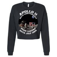 Apollo 11 Moon Landing July 20th 1969 Cropped Pullover Crew