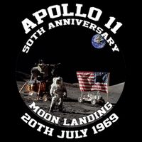 Apollo 11 Moon Landing July 20th 1969 Cropped Pullover Crew