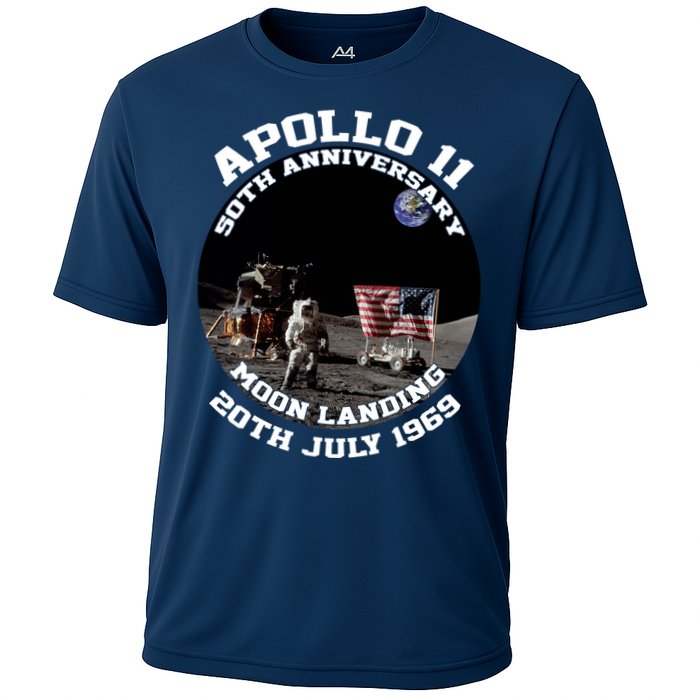 Apollo 11 Moon Landing July 20th 1969 Cooling Performance Crew T-Shirt