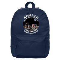 Apollo 11 Moon Landing July 20th 1969 16 in Basic Backpack