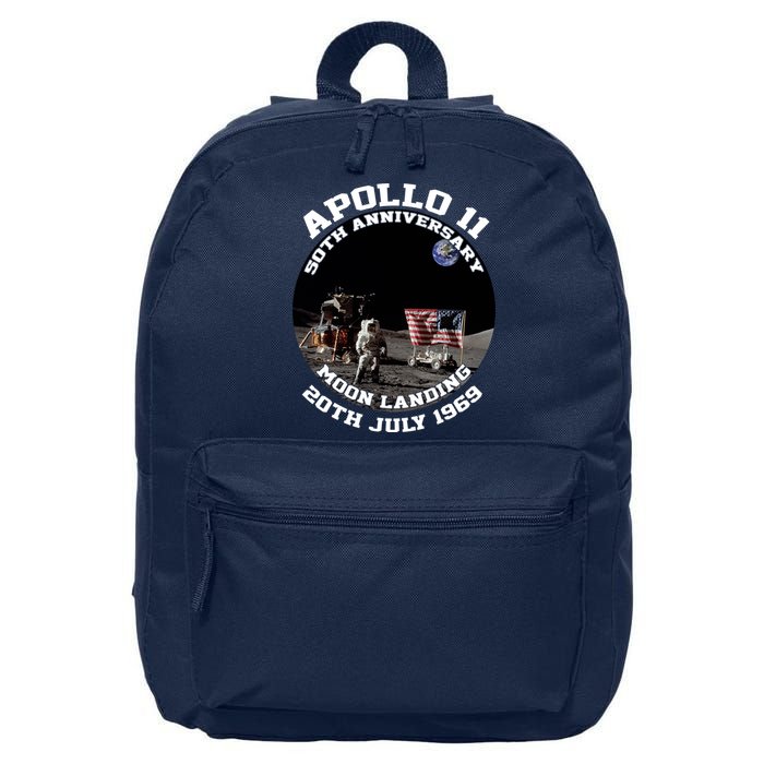 Apollo 11 Moon Landing July 20th 1969 16 in Basic Backpack