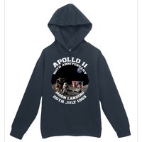 Apollo 11 Moon Landing July 20th 1969 Urban Pullover Hoodie