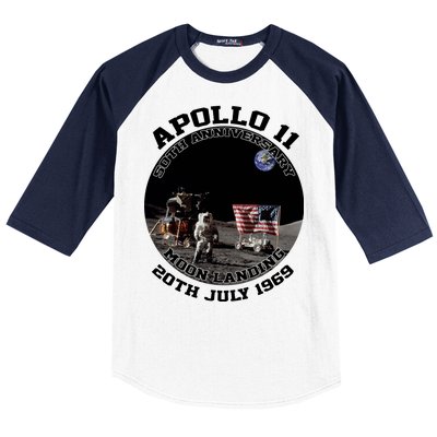 Apollo 11 Moon Landing July 20th 1969 Baseball Sleeve Shirt