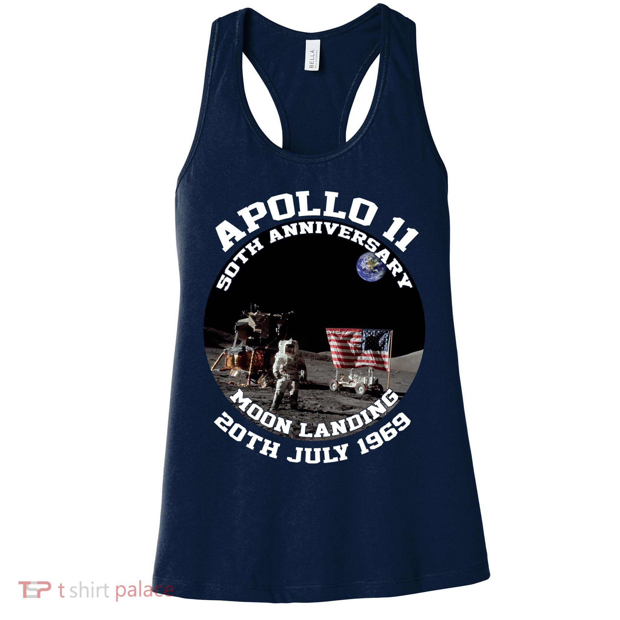 Apollo 11 Moon Landing July 20th 1969 Womens Tank Top