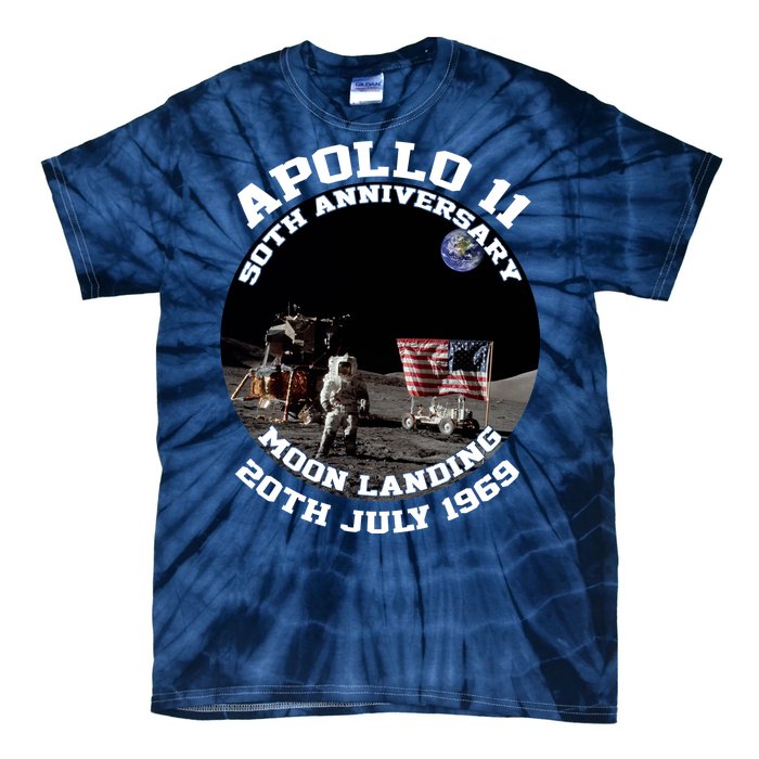 Apollo 11 Moon Landing July 20th 1969 Tie-Dye T-Shirt