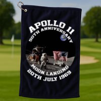 Apollo 11 Moon Landing July 20th 1969 Golf Towel