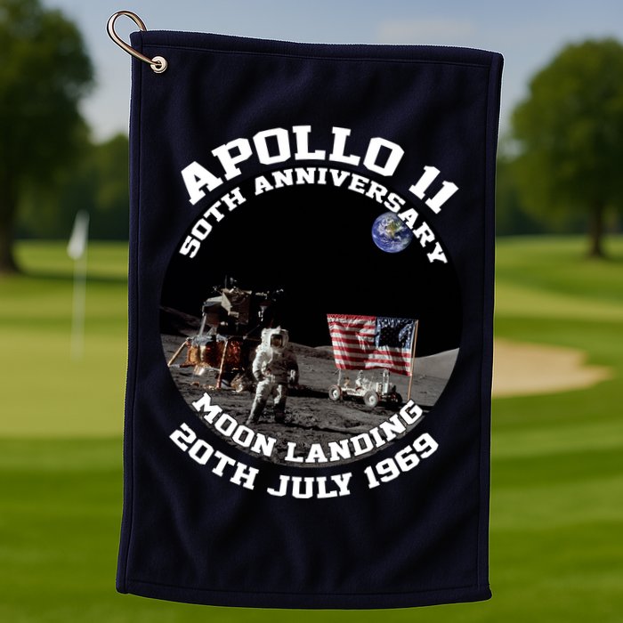 Apollo 11 Moon Landing July 20th 1969 Golf Towel