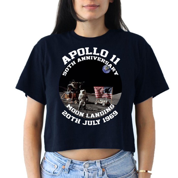 Apollo 11 Moon Landing July 20th 1969 Crop Top
