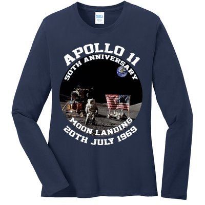 Apollo 11 Moon Landing July 20th 1969 Ladies Long Sleeve Shirt