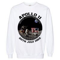 Apollo 11 Moon Landing July 20th 1969 Garment-Dyed Sweatshirt