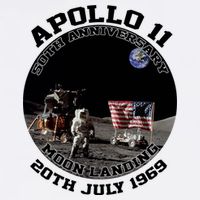 Apollo 11 Moon Landing July 20th 1969 Garment-Dyed Sweatshirt