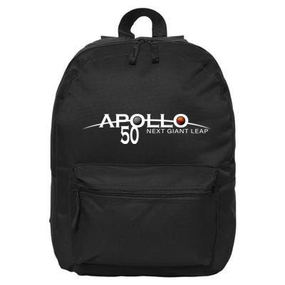 Apollo 11 Next Giant Leap 50th Anniversary  16 in Basic Backpack