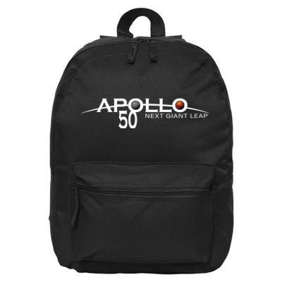 Apollo 11 Next Giant Leap 50th Anniversary  16 in Basic Backpack