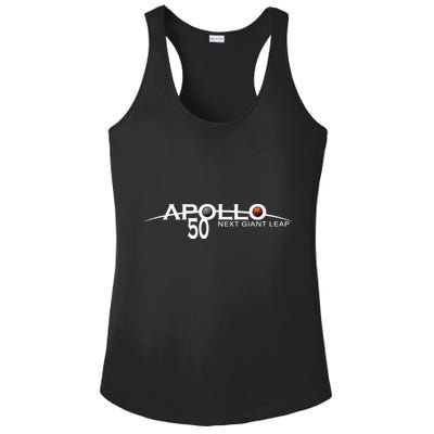 Apollo 11 Next Giant Leap 50th Anniversary  Ladies PosiCharge Competitor Racerback Tank
