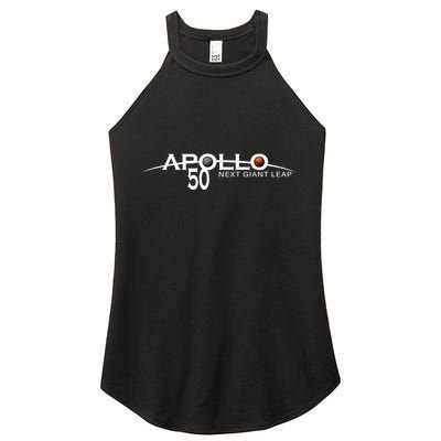 Apollo 11 Next Giant Leap 50th Anniversary  Women's Perfect Tri Rocker Tank