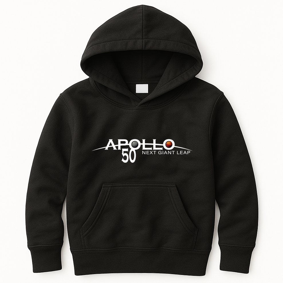 Apollo 11 Next Giant Leap 50th Anniversary  Kids Hoodie