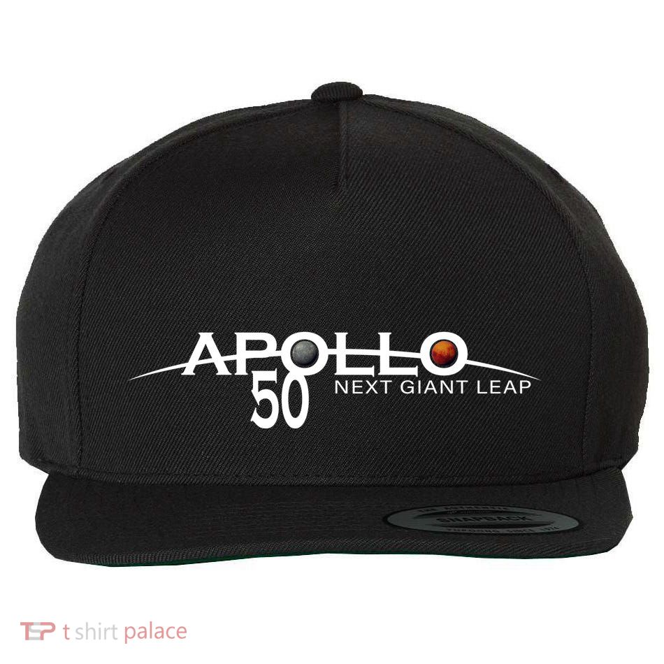 Apollo 11 Next Giant Leap 50th Anniversary  Wool Snapback Cap