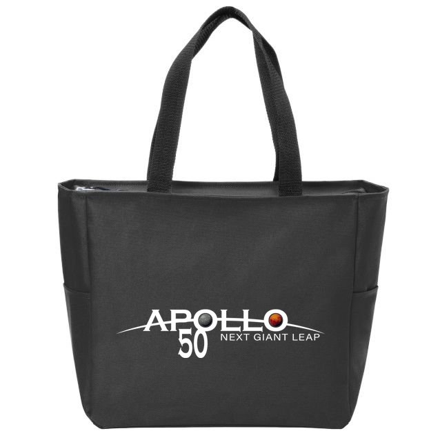 Apollo 11 Next Giant Leap 50th Anniversary  Zip Tote Bag