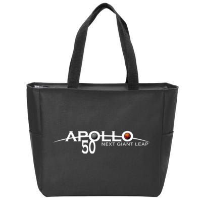 Apollo 11 Next Giant Leap 50th Anniversary  Zip Tote Bag