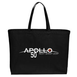 Apollo 11 Next Giant Leap 50th Anniversary  Cotton Canvas Jumbo Tote