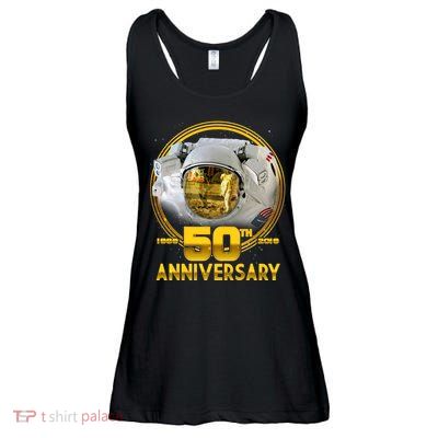 Apollo Landing 50th Golden Anniversary Ladies Essential Flowy Tank