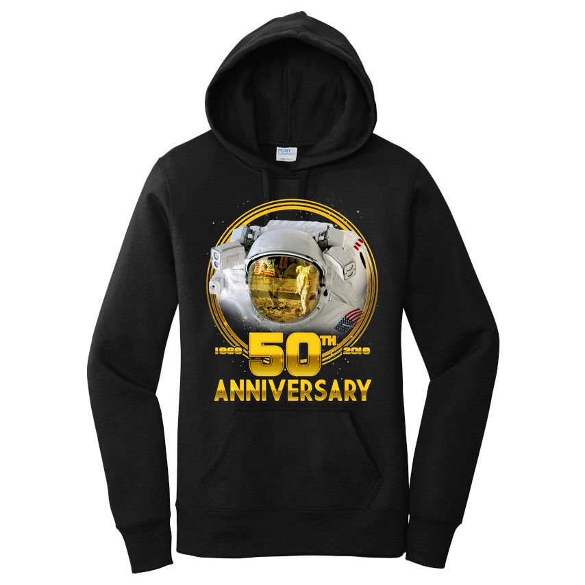 Apollo Landing 50th Golden Anniversary Women's Pullover Hoodie