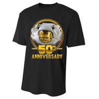 Apollo Landing 50th Golden Anniversary Performance Sprint T-Shirt