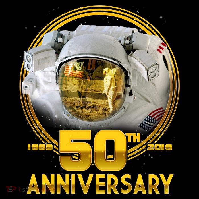Apollo Landing 50th Golden Anniversary Premium T-Shirt